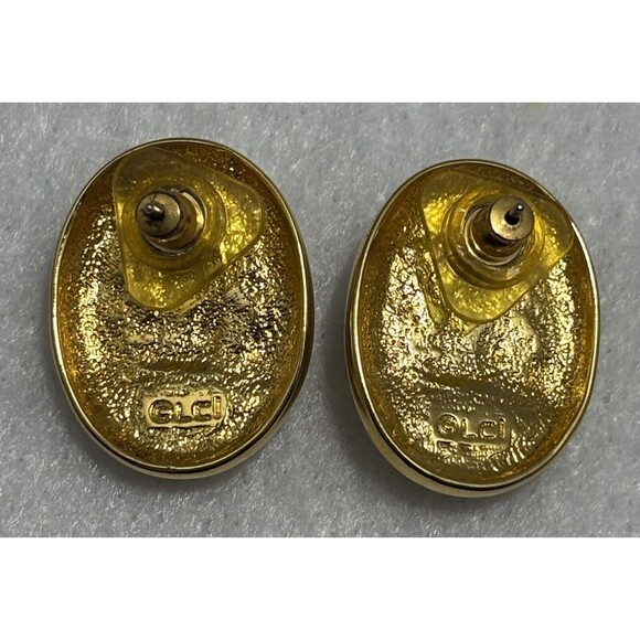 4 For $20 Lot of 2 Vintage LCI Liz Claiborne Gold Tone Faux Pearl Earrings - Picture 3 of 7